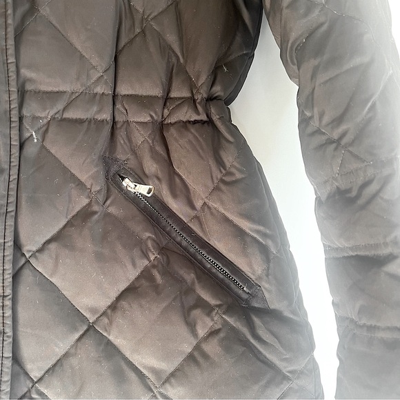 Lauren Ralph Lauren Black Quilted Down Insulated Puffer Coat Size M - No Hood